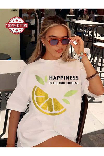 sole stories Premium Oversize Cut Short Sleeve Printed T-Shirt