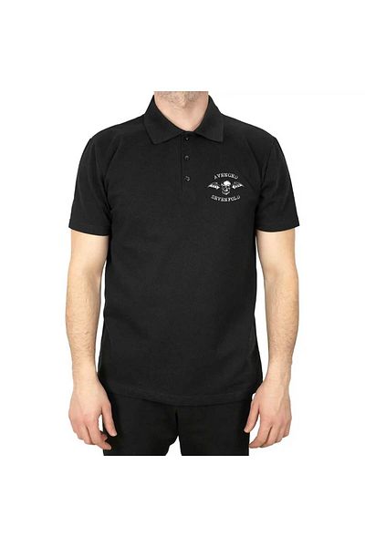 Z zepplin Avenged Sevenfold Classic Polo Neck Black T-Shirt