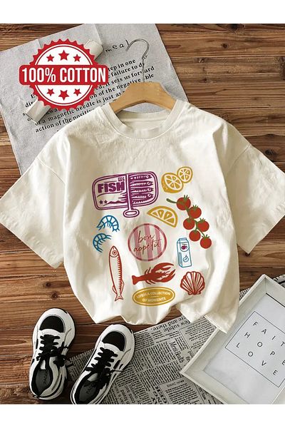 sole stories Premium Oversize Cut Short Sleeve Printed T-Shirt