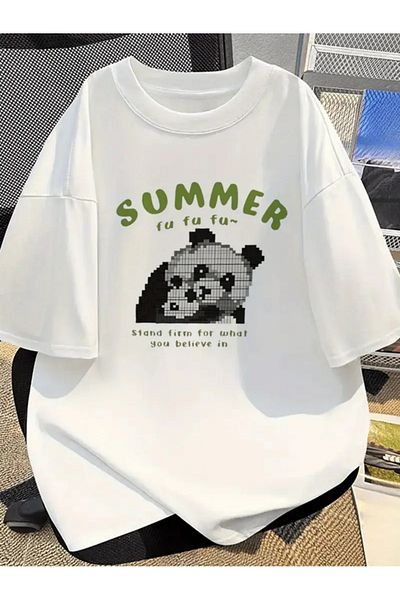 sole stories Premium Oversize Cut Short Sleeve Printed T-Shirt