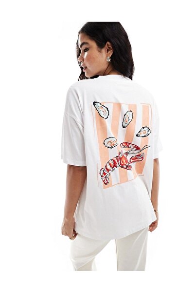 Jose Clothing تي شيرت مطبوع بأكمام قصيرة ومقاس كبير ممتاز