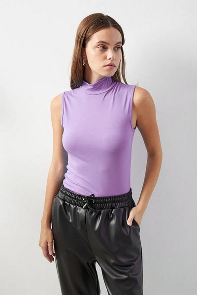 Bipantolon Women's Lilac Sleeveless Blouse