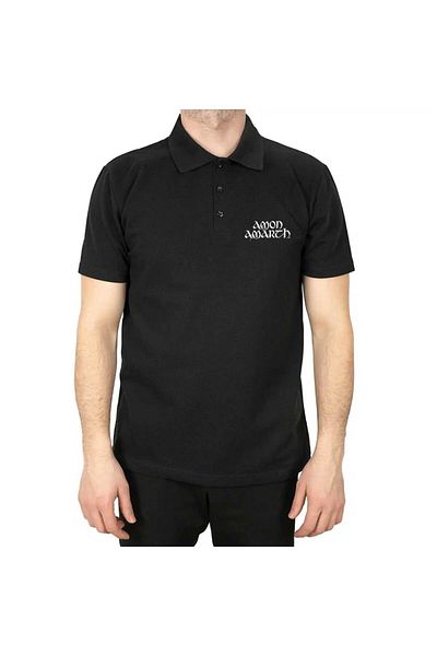 Z zepplin Amon Amarh Classic Polo Neck Black T-Shirt