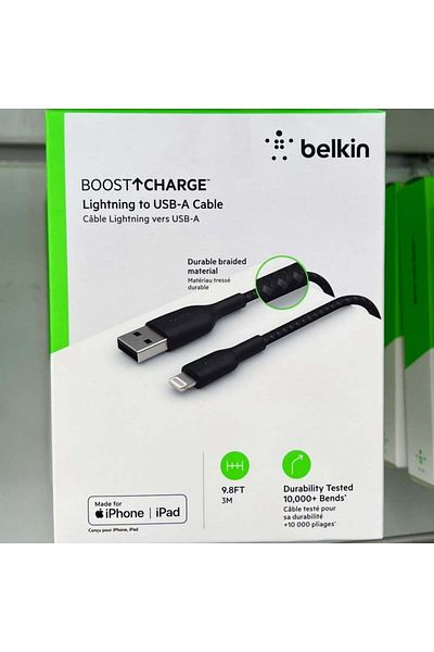 Belkin Belkin iPhone USB Cable 3 Meters Apple Certified - 2 Years Warranty