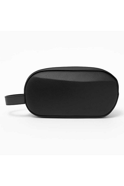 Newish Men's Black Clutch Handbag Portfolio Bag