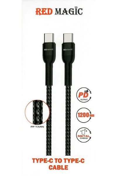 GENERAL Red Magic 4-piece high-quality package: 2 20W plugs + 2 PD Type-C iPhone cables + Type-C Type-C cables