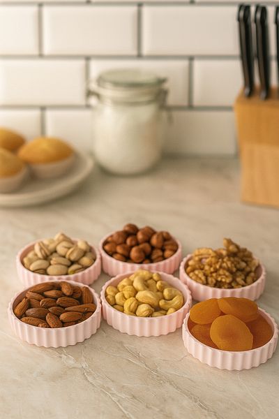 GLUS Set of 6 Acrylic Snack Bowls - 250 ml
