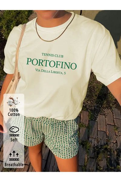 sole stories Premium Oversize Cut Short Sleeve Printed T-Shirt