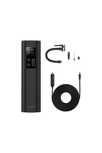Baseus Baseus Smart and Fast Compact Powerful Car Air Compressor with LED Light and Pressure Display