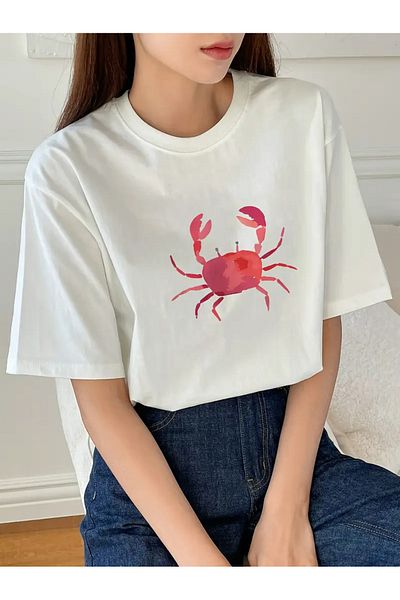 sole stories Premium Oversize Cut Short Sleeve Printed T-Shirt