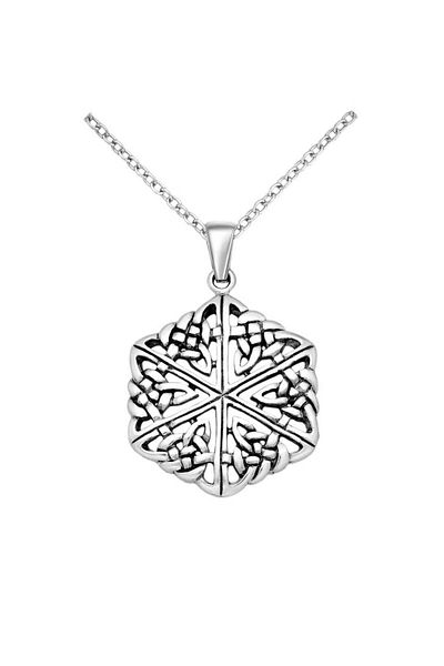 OEM Silver Pendant for Men with Celtic Motifs