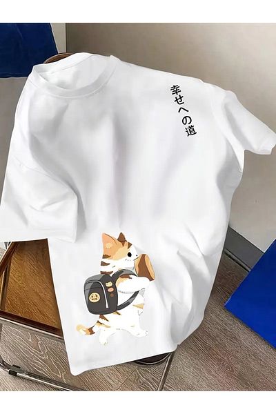 sole stories Premium Oversize Cut Short Sleeve Printed T-Shirt