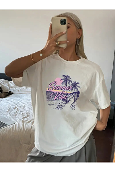 Jose Clothing تي شيرت مطبوع بأكمام قصيرة ومقاس كبير ممتاز