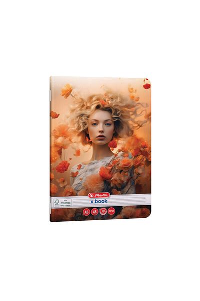 Herlitz Caiet A5, 48 de coli, Dictando, 70 g/m², Design Frumusețe