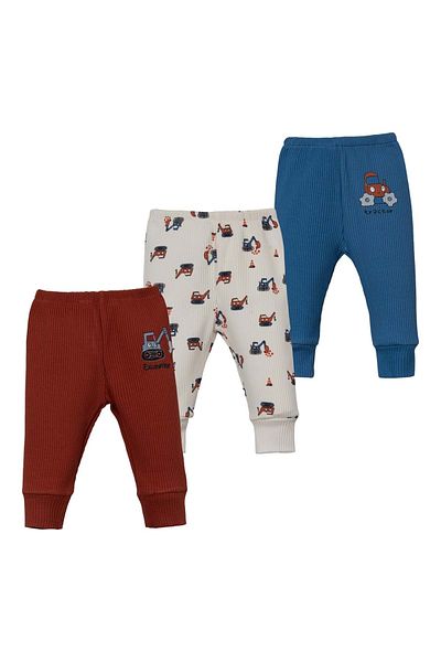 NECİXS BEBEE Tools Triple Baby Pants Set Without Booties Tile