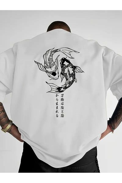 sole stories Premium Oversize Cut Short Sleeve Printed T-Shirt