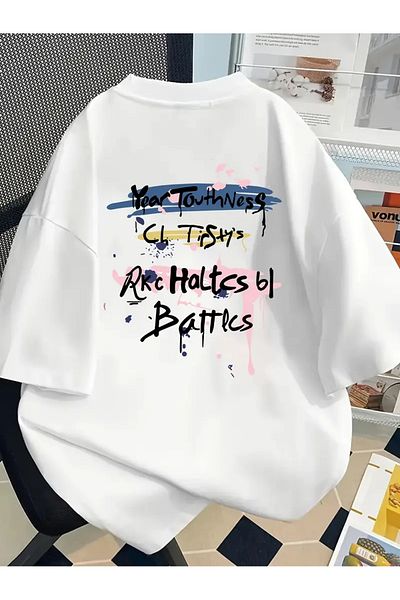 sole stories Premium Oversize Cut Short Sleeve Printed T-Shirt