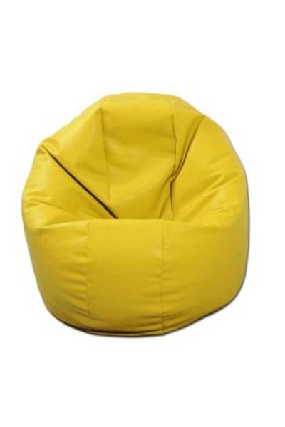 Pufrelax Fotoliu Relaxo, Material Piele ecologica - Galben
