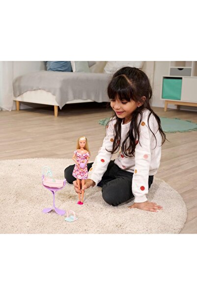 Cici Oyuncak Karnı Büyüyen Hamile Olan Doğum Yapmış Bebek Ve Aksesuarları Oyu...