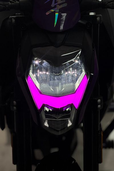 Banxtre Headlight Film Sticker Compatible for Cfmoto Nk250 Purple Color All Years