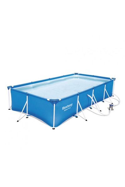 BESTWAY Piscină Bestway cu cadru metalic, 400x211x81 cm, 5.700 litri, cu pompă de filtrare