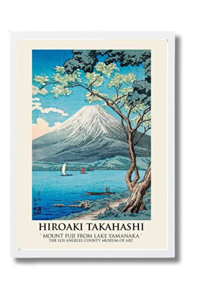 Tablo Center Hiroaki Takahashi | Çerçeveli MDF Sanat Tablosu | Modern Ev Ofis...