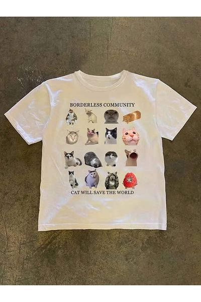 sole stories Premium Oversize Cut Short Sleeve Printed T-Shirt