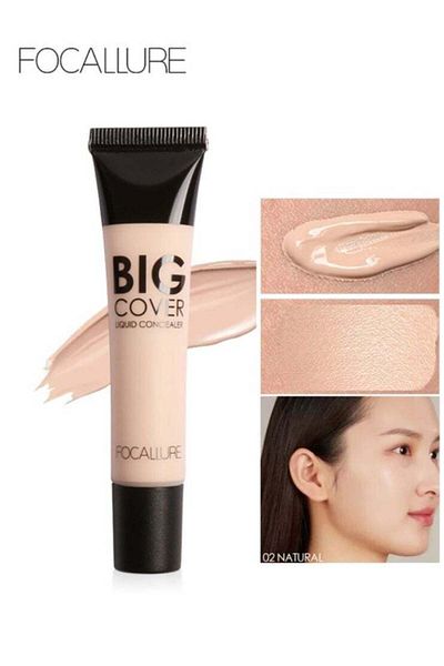 Focallure خافي عيوب سائل بيج كوفر #02 طبيعي