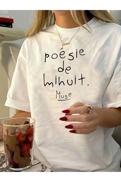 sole stories Premium Oversize Cut Short Sleeve Printed T-Shirt
