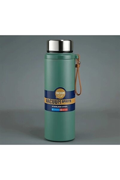 Evistro Stainless Steel Thermos Water Bottle 600ml Vacuum Lid Green Imported ...