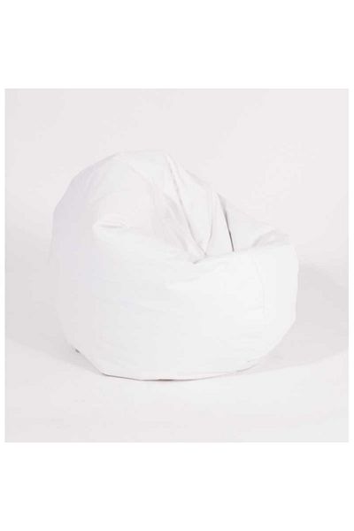 Pufrelax Fotoliu Relaxo, Material Piele ecologica - Alb