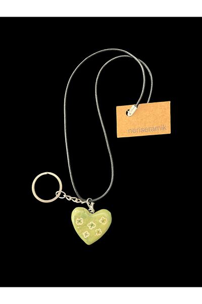 Neriseramik Heart Necklace and Keychain