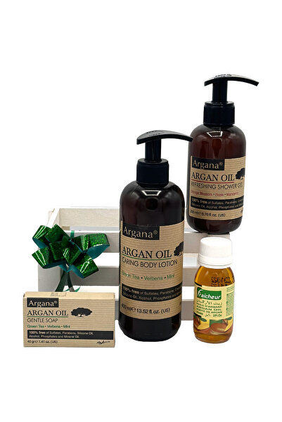 AZBANE -CASABLANCA - MAROC Set produse cosmetice cu ulei de argan, lotiune 40...
