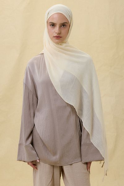 SOFT AKSESUAR Lilyum Tassel Cotton Shal
