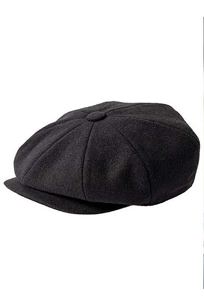 Asix Peaky Blinders Driver Cashmere Cap Adjustable Elastic Back Most Preferred Model