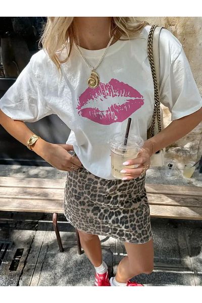 sole stories Premium Oversize Cut Short Sleeve Printed T-Shirt
