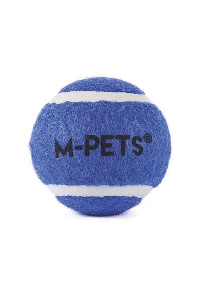 M-PETS Hop Tennis Ball Blue 6,4cm Set of 3