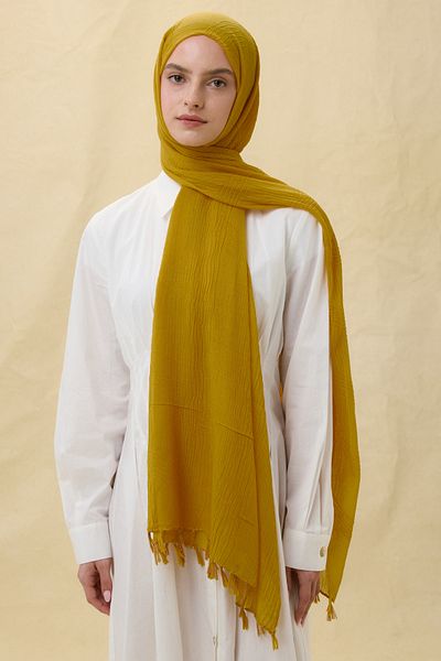 SOFT AKSESUAR Lilyum Tassel Cotton Shal
