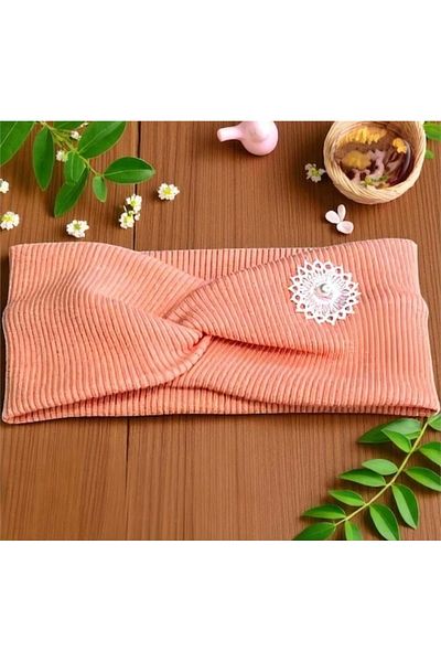 LOVE MAXX Kayra Baby Girl Pearl Hair Band Orange