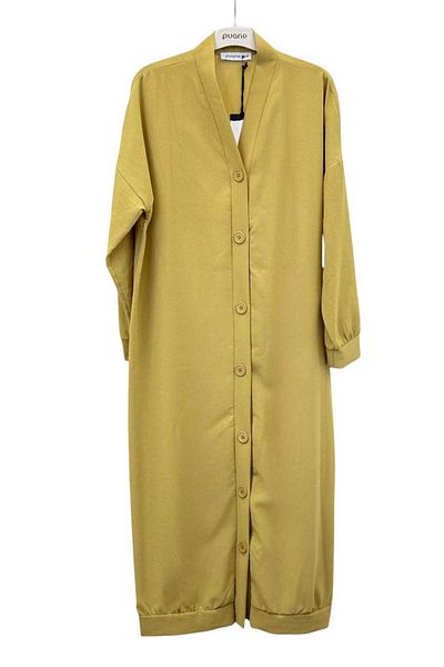 Puane Women's Long Buttoned Tunic Cardigan