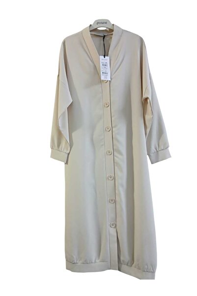 Puane Γυναικεία ζακέτα με μακρύ μήκος με κουμπιά