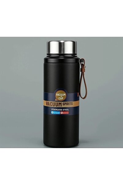 Evistro Stainless Steel Thermos Water Bottle 600ml Vacuum Cover Black Importe...