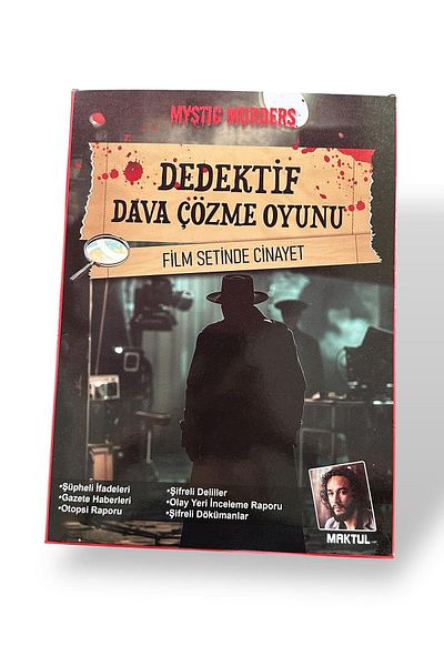 TAKIŞTIR Detective Murder Solving Game - Murder in Movie Set