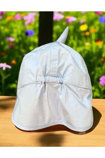 Balgüneş Tekstil 1/3 Years Dangerous Shark Boy's Cap (48-50 cm) Blue