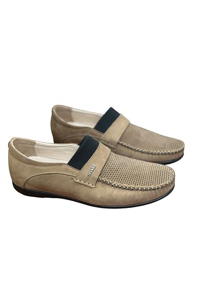 erenimstore Genuine Leather Laceless Men's Rok Shoes