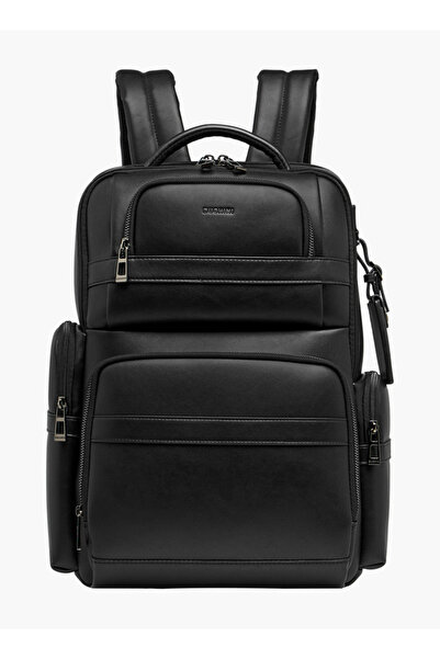 Duchini Solid Backpack with Adjustable Straps and Zip Closure - 31x43x17 cm
