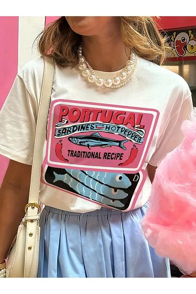 sole stories Premium Oversize Cut Short Sleeve Printed T-Shirt