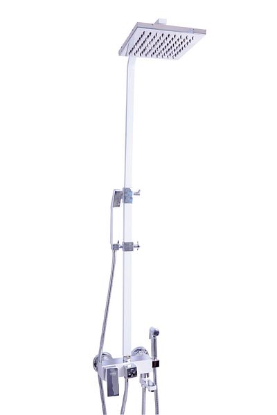 Trendy's TRENDYS white-chrome four-function shower column with bidet function
