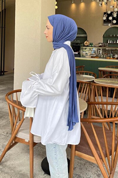 lamelif Λεπτομερές πουκάμισο με σχοινί μανίκι Λευκό