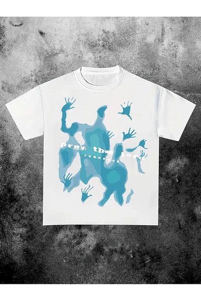 sole stories Premium Oversize Cut Short Sleeve Printed T-Shirt